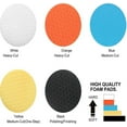 thumbnail image 3 of Janrevotw 6 Inch Polishing Pad 5 Piece For Backing Plate, Compound Polishing Sponge Pad For Automotive Buffer Polisher Compound, Polishing And Waxing, 3 of 11