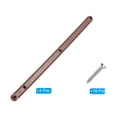 thumbnail image 3 of Uxcell 12 Inch Drawer Slides Plastic Guide Rails Side Mounted Rails with Mounting Screws, Brown 4 Pcs, 3 of 6