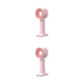 thumbnail image 1 of Ventilador de mano personal Billuyoard Recargable Ajustable inalámbrico rosa 2piezas, 1 of 6