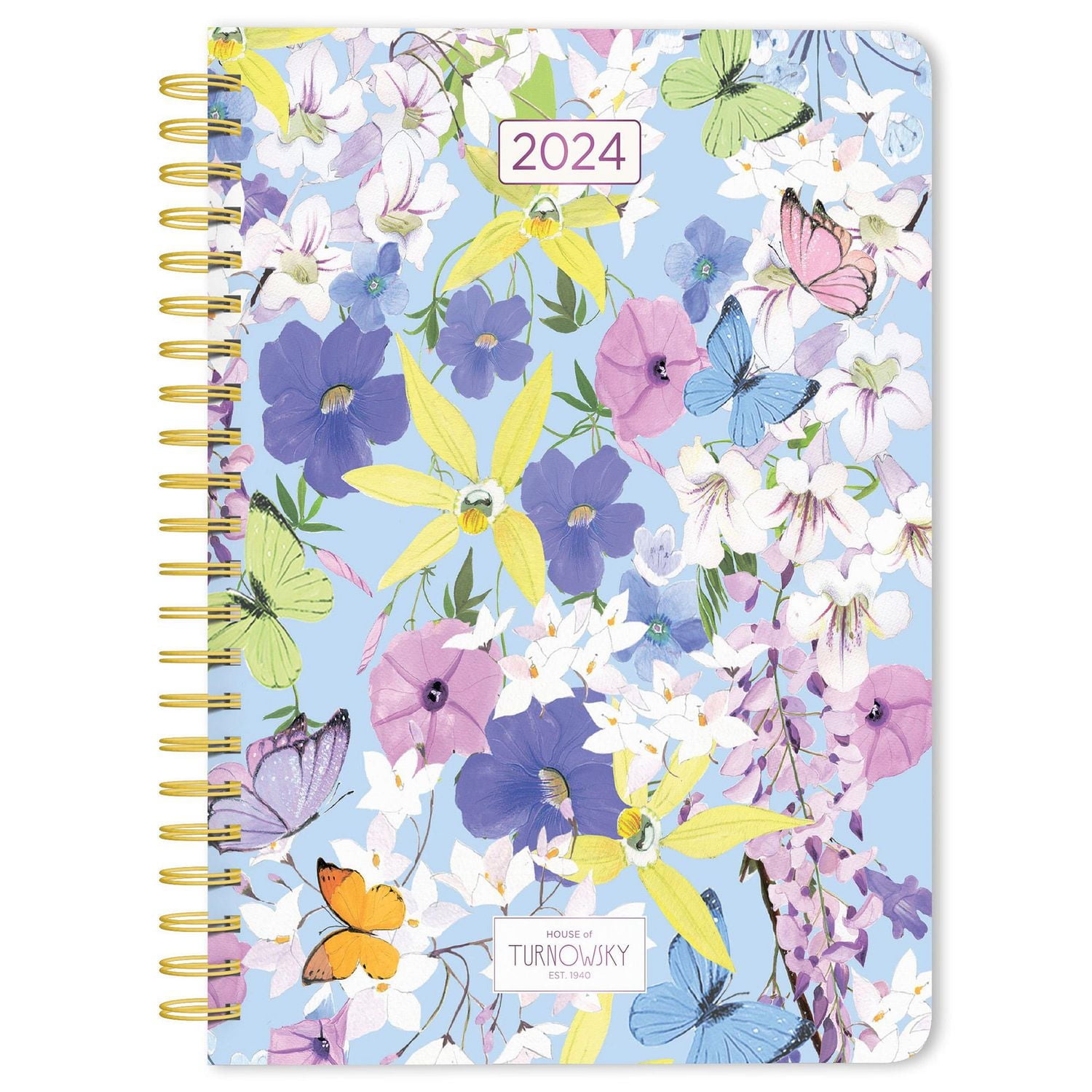 BrownTrout House of Turnowsky Flower Shop Two 2024 6x7.75 Inch Desk Planner, 9781975466817