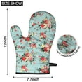 thumbnail image 6 of Cute Oven Mitts,Pioneer Flower Floral Print Pattern Oven Mitt 2-Pack Set,Kitchen Gloves for Oven,Heat Resistant Oven Mitts 7.7"x12", 6 of 7