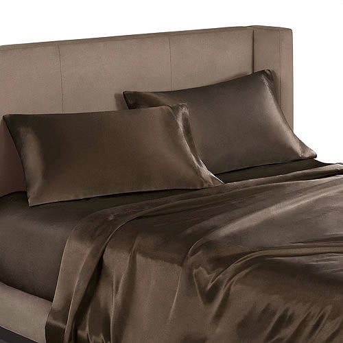 Mainstays Satin Bed Sheet Set 1 Each, Silk Bed Sheets Twin Xl