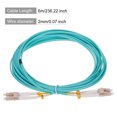 thumbnail image 2 of Unique Bargains 6 Meters 19.6Ft Fiber Patch Cable Multimode LC-LC OM4 LSZH Fiber Optic Jumper Green For Network Transceiver 1Pcs, 2 of 6