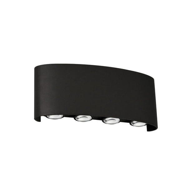 Toystoory Luz de pared portátil elegante reemplazo LED impermeable interior exterior hogar Hotel pasillo jardín lámpara de pasillo herramienta de Iluminación y accesorios Blanco 6000K Toystoory HA070947-02B