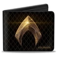 thumbnail image 1 of Aquaman 110360 Aquaman Symbol & Scales Bi-Fold Wallet, 1 of 3