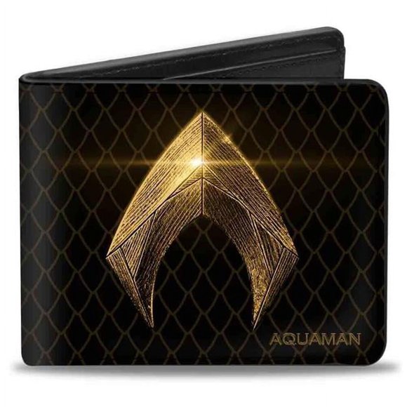 Aquaman Aquaman 110360 Symbole & Échelle Portefeuille Pliable