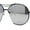 Black Silver Mirror, variant on Retro Avant Garde Cropped Round Metal Rim Sunglasses Gold Mirror