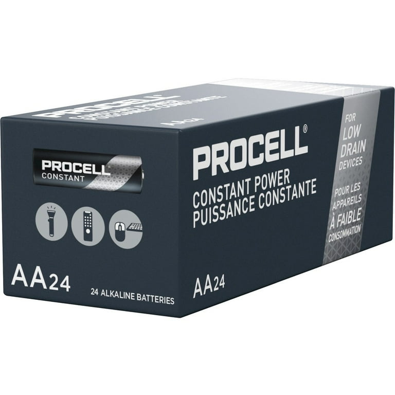 Duracell Procell Alkaline AA Battery Boxes of 24 - For Multipurpose - AA - 2100 mAh - 1.5 V DC - 144 / Carton Duracell Procell Alkaline AA Battery Boxes of 24 - For Multipurpose - AA - 2100 mAh - 1.5 V DC - 144 / Carton