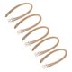 thumbnail image 2 of Cadenas De Bordillo De Metal ANGGREK 5 Piezas Cadena Artesanal De Metal Resistente Al óxido, 2 of 8