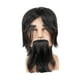 thumbnail image 3 of Cabeza de maniquí masculino de cabello humano real para peluquerías y peluquerías. Estilo D, 3 of 9