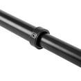 thumbnail image 5 of Utopia Alley Rustproof Wall Mounted L-Shaped Corner Rod | Vertical Ceiling Support Bar for Shower Curtain Rod, Includes Flange and Eyeloop, Black Finish (13.83"L x 2.36"W), 5 of 9