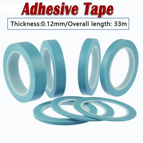 SENRISE 33M Adhesive Tape PVC Fine Line Vinyl Tape for Car Body Edge Paingting Width 10mm-50mm Blue