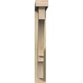 thumbnail image 2 of Ekena Millwork 4"W x 24"D x 28"H Balboa Block Rough Sawn Bracket w/ Offset Brace, Douglas Fir, 2 of 25