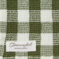 thumbnail image 3 of DII Olive Checker Washed Waffle Dishtowel (Set of 2), 3 of 4