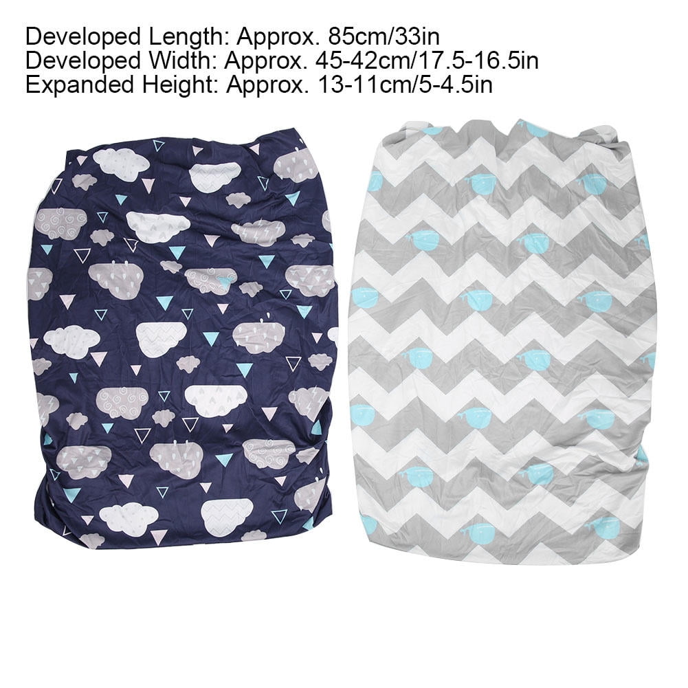 LAZIOEGR Baby Changing Pad Cover Set – 2 Pack, Soft & Breathable, Elastic French‑Seam Design, Washable, Free Size, Ideal for Diaper Changing Tables