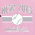 thumbnail image 6 of Wild Bobby City of New York NY Baseball Fantasy Fan Sports Unisex Hoodie Sweatshirt, Light Pink, Large, 6 of 6