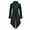 Green, variant on IROINNID Men's Long Sleeve V-Neck Overcoat Mid-Length Coat Solid Color Comfy Halloween Turndown Suede Tuxedo Stage Costume Jacket Coat