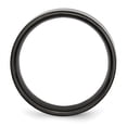 thumbnail image 2 of Titanium Polished 8mm Black IP-plated w/Satin Stripes Band, 2 of 6