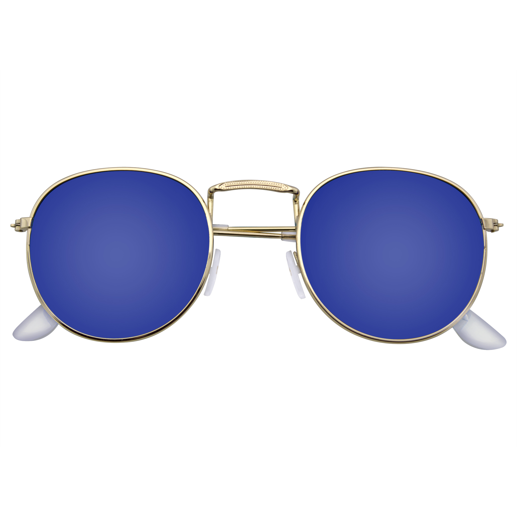 Emblem Eyewear Mens Womens Round Sunglasses Vintage Retro Mirror