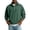 Green, variant on Long Sleeve Shirt for Men Ribbed Texture Midweight Waffle Knit Collared Top Versatile Relaxed Fit Plus Size Everyday Wear XL Size White
