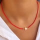 thumbnail image 2 of Collar de Gargantilla Methold Duradero Regalo para Mujeres y Adolescentes Rojo, 2 of 6