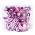 thumbnail image 1 of Juego de adornos de bolas navideñas inastillables, paquete de regalo para decoración de árboles de Navidad (45 piezas), 1 of 5