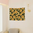 thumbnail image 3 of Kdxio Vintage Black Plaid Sunflower Wall Hanging Tapestries Banner For Bedroom College Dorm Home Living Room Party Decor 29X37 In, 3 of 8
