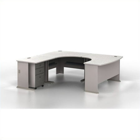 Series U-shape Computer - Bush Business Series A 4-Piece U-Shape Left-Hand Corner Computer Desk