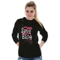 thumbnail image 4 of 2nd Save Base Breast Cancer Warrior Women's Long Sleeve T Shirt Brisco Brands S, 4 of 6