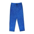 thumbnail image 4 of Fotbe Blue Glitter Women's Pajama Pants,Sleepwear Pants,Pj Bottoms Drawstring And Pockets-Small, 4 of 9