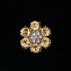 thumbnail image 1 of Rhinestone Button Covers Rhinestone Button For Women Detachable Shirt Button Clips Buttons Jewelry Crystal Fancy Buttons For Clothing Decorative Buttons, 1 of 1