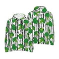 thumbnail image 6 of Bingfone Broccoli 2 Men's Drawstring Hoodie Long Sleeve Pocket Sweatshirts-Medium, 6 of 6