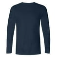 thumbnail image 4 of Hipattires Mens Big and Tall T-Shirts Athlete Pullover Long Sleeve Breathable Loose Crewneck Plain Casual Shirts for Men Workout, 4 of 4