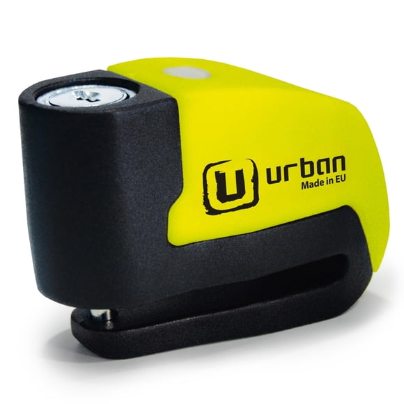 Candado de disco con alarma Urban UR6 120 dB, impermeable, batería reemplazable