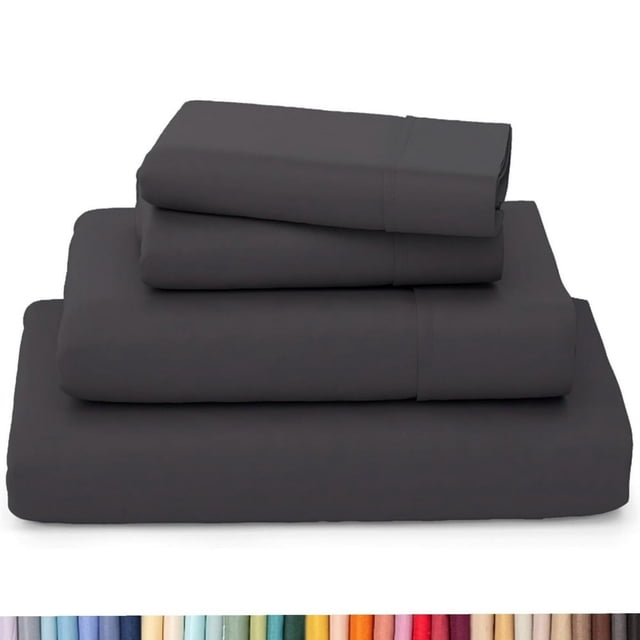 HLONK Ultra Soft Wrinkle Resistant Bamboo Sheet Set - 4 Piece Set - 2200 Series