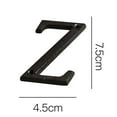 thumbnail image 3 of Clearance! Wrought Iron Decorations Creative DIY House Number Casts Iron Metal Letters, 3 of 3