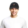thumbnail image 6 of DALIX Electric Guitar Ball Cap Embroidered Hat in Black, 6 of 7