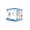 White, variant on AP Medical Bouffant Caps Disposable Hair Covers – Spunbond Polypropylene, Case of 1000, 21" & 24" Blue/White