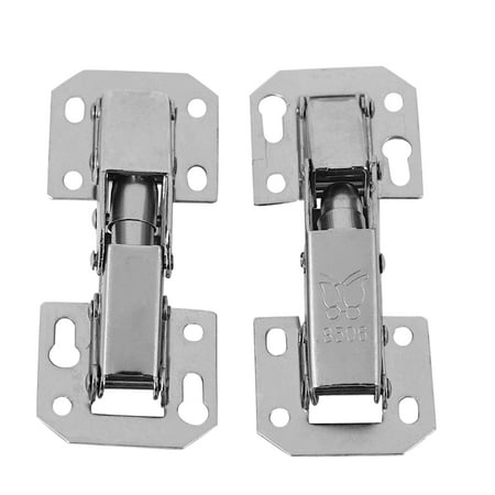

2Pcs Soft Kitchen Cupboard Cabinet 90degree Door Hinges & Screws