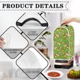 thumbnail image 4 of HELLHERO Santa Hat and Christmas Bell Pattern Elastic 15.94"H x 9.45"L x 7.28"W Kitchen Blender Dust Covers Handle Polyester Coffee Machine Dust Cover, 4 of 6