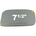 thumbnail image 2 of Convex Passenger Side Power Replacement Mirror Glass for 91-97 Isuzu Rodeo W/O Baking Plate, 2 of 4