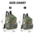 thumbnail image 2 of FORMRS Mini Backpack Purse for Women Travel Daypack Casual Shoulder Bag, Retro Pine Tree, 2 of 7