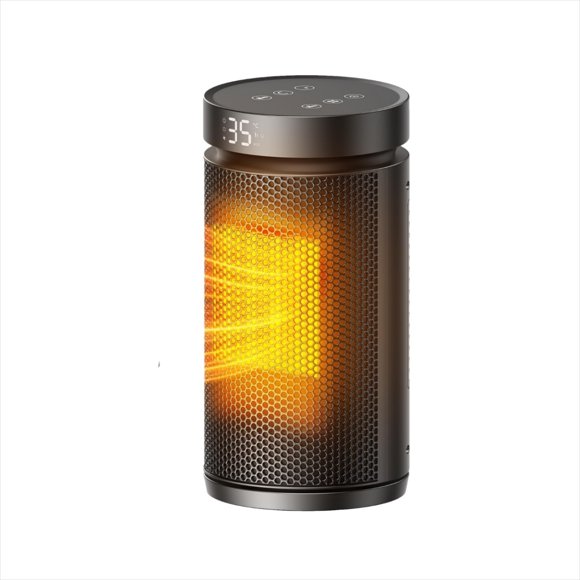 Home Office Desks,1500W 2-in-1 Heater Fan with Thermostat, Eco Mode 75 Oscillation Overheat Tip-Over Protection for Home Office