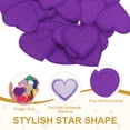 thumbnail image 3 of Parches de corazón para planchar Uxcell, 20 Pcs Parches bordados de corazón para coser, apliques y adornos para ropa, chaquetas, sombreros, mochilas, reparaciones y decoraciones, Púrpura, 1.6" x 1.4", 3 of 6