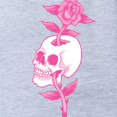 thumbnail image 2 of CafePress - Tat Skull Rose_Pk - Cute Infant Baby Football Bodysuit, 2 of 3
