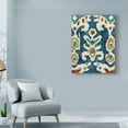 thumbnail image 3 of Trademark Fine Art Abstract Canvas Art ' Ocean Ikat Iii ' by Chariklia Zarris, 3 of 4