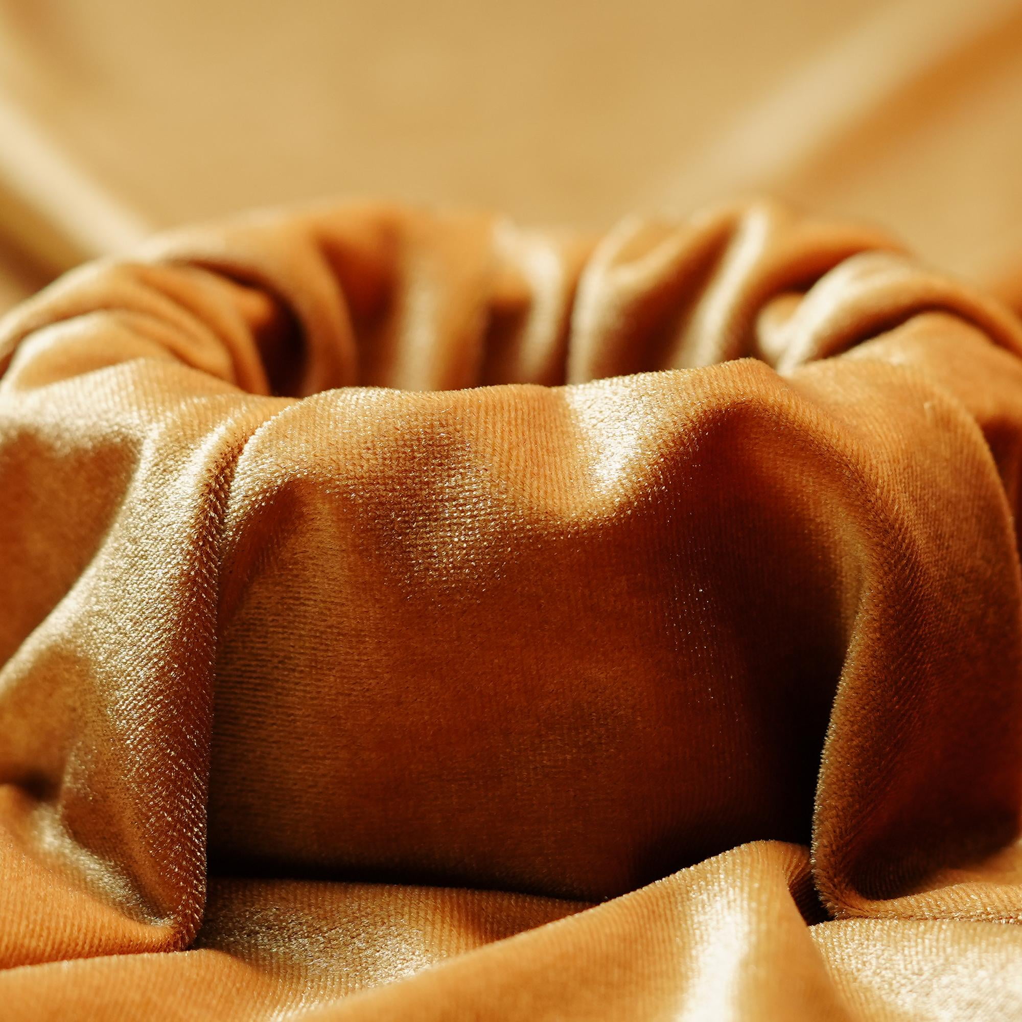 Ice Fabric Stretch Velvet Fabric by the Yard - 60" Wide Soft Stretchy Fabric for Sewing Clothes, Apparel, Costume, Crafts - 90% Polyester 10% Spandex - Beige - 4 Yards
