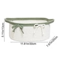 thumbnail image 2 of Tunhigl Cotton Rope Woven Storage Basket, Multi-Purpose Household Organizer Bin for Bedroom Living Room Sundries, 2 of 5