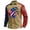 Khaki, variant on 250 Anniversary USA Mens Buttons Down Shirt Long Sleeve 4th of July Shirts Casual Patriotic Usa Flag Graphic Lapel Soft Tops