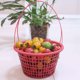 thumbnail image 5 of Cesta de frutas de 10 piezas Cesta de recolección de frutas Pequeños compras de canasta de compras de fresa con mango, 5 of 5